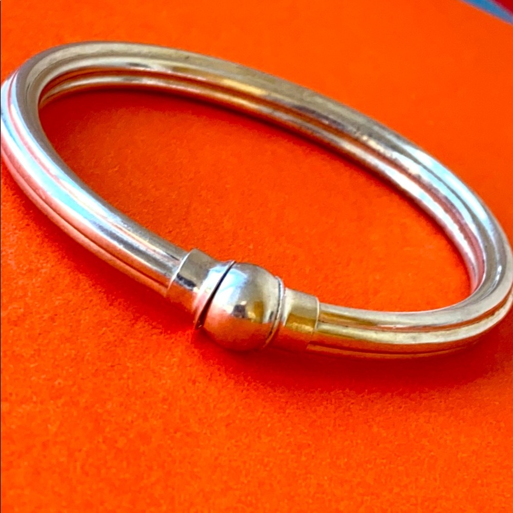 Italy sterling silver modernist MAN 925 bracelet